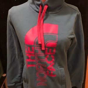 Blue north face hoodie